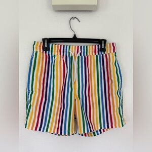 Trinity Collective Rainbow Stripe Shorts